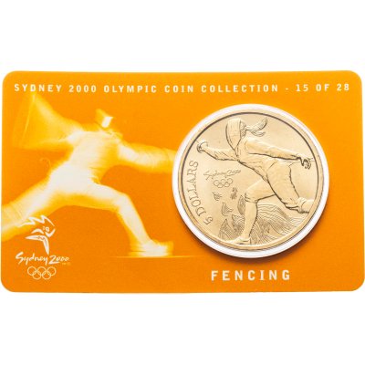 купить Австралия 5 долларов 2000 Олимпийские игры в Сиднее - Фехтование