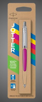 купить Шариковая ручка Parker Jotter ORIGINALS MAGENTA, стержень: Mblue ЭКО-УПАКОВКА, Металлы: нержавеющая сталь, пластик, 2026 г.