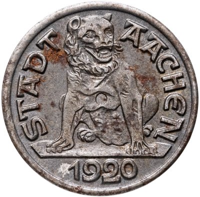 купить Германия "Аахен" 10 пфеннигов 1920 нотгельд