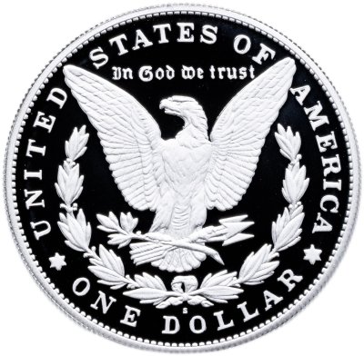 купить США 1 доллар 2023 S "Morgan dollar доллар Моргана" в футляре с сертификатом