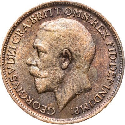 купить Великобритания 1 фартинг (farthing) 1923