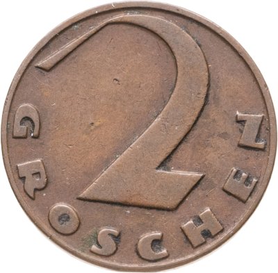 купить Австрия 2 гроша (groschen) 1928