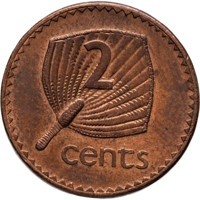 купить Фиджи 2 цента (cents) 1990