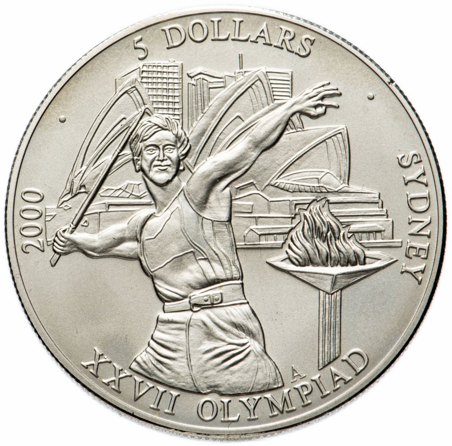 купить Либерия 5 долларов (dollars) 2000 "XXVII летние Олимпийские Игры, Сидней 2000"