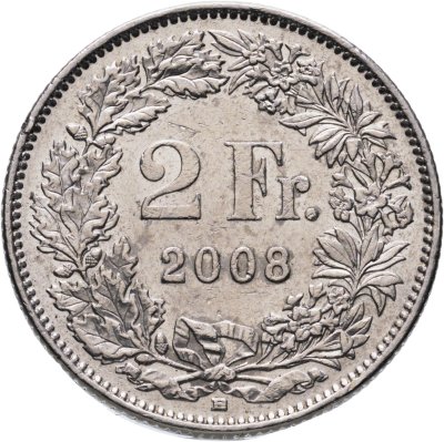 купить Швейцария 2 франка 2008