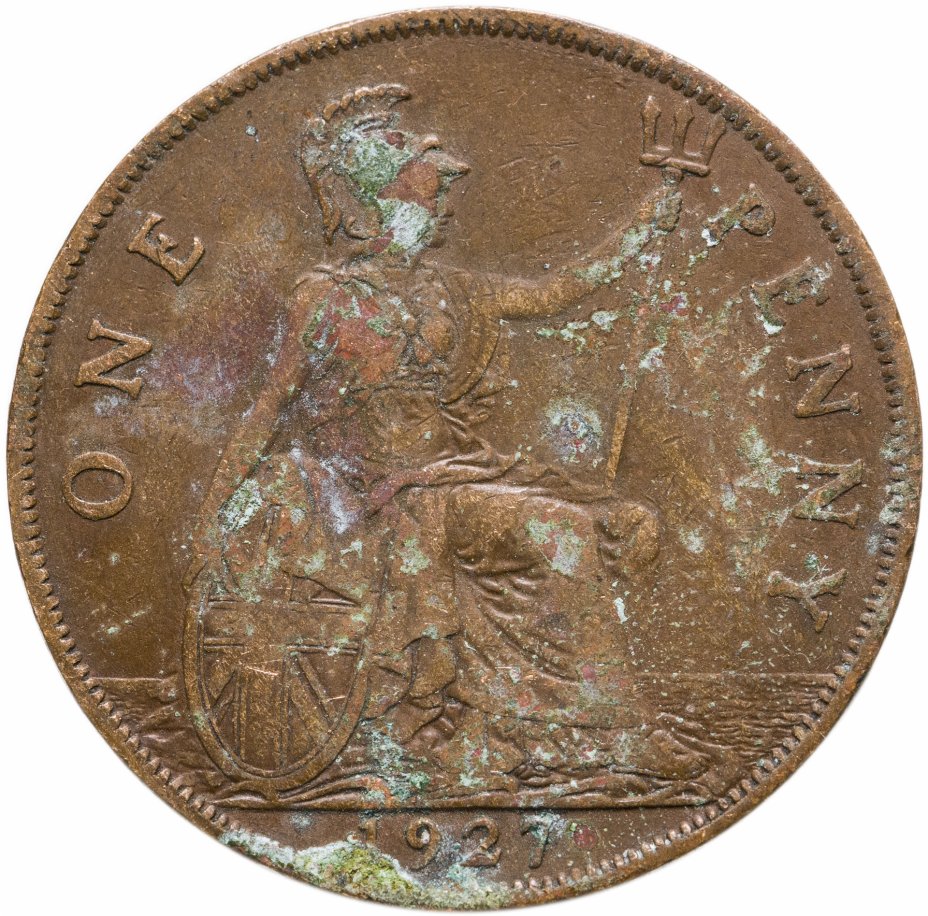 купить Великобритания 1 пенни 1927