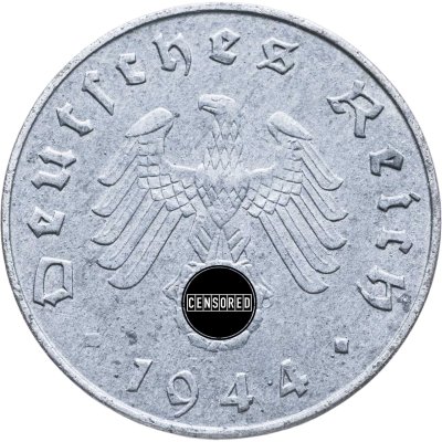 купить Германия, Третий рейх 10 рейхспфеннигов (reichspfennig) 1944, "А"