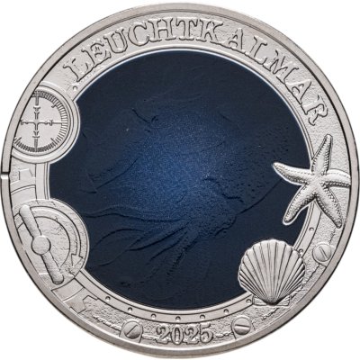 купить Австрия 3 евро (euro) 2025 "Морские обитатели - Кальмар"