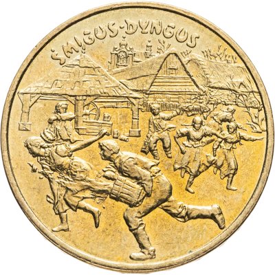 купить Польша 2 злотых 2003 "Поливальный понедельник (Śmigus-dyngus)"