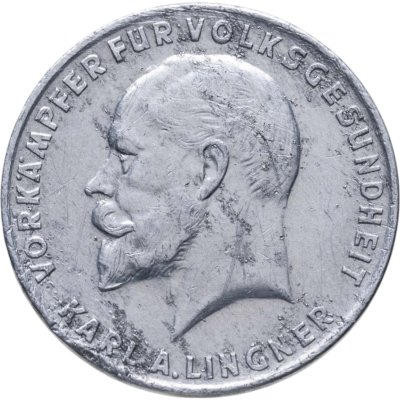 купить Жетон 2 пункта "70 лет Карлу Лингнеру" Германия (Дрезден)