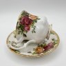 Купить Чайная пара "Old Country Roses" ("Старые деревенские розы"), фарфор, деколь, золочение, Royal Albert, Великобритания, 1960-1980 гг.