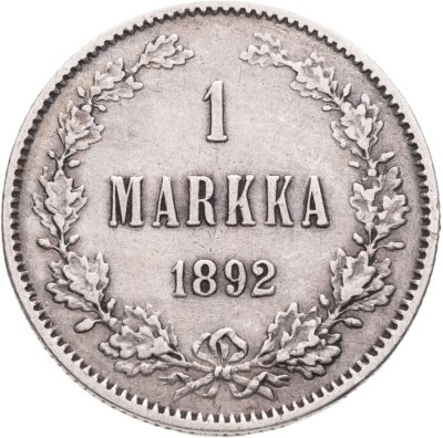 купить 1 марка 1892 L Российская Финляндия