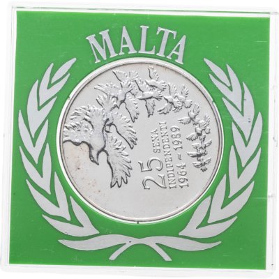 купить Мальта медаль "25 лет независимости 1964-1989" в капсуле