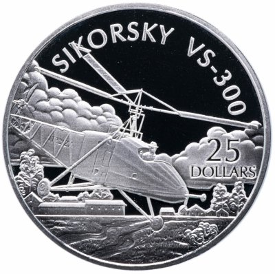 купить Соломоновы острова 25 долларов 2003 "Вертолет Vought-Sikorsky VS-300"
