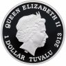 Купить Тувалу 1 доллар 2013 Proof "Легендарные Драконы - Трехглавый Дракон" в футляре, с сертификатом