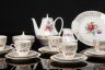 Купить Чайный сервиз, украшенный мейсенским букетов и ажурным орнаментом на 6 персон (22 предмета), фарфор, деколь, золочение, Moritz Zdekauer (MZ), Чехословакия, 1945-1980 гг.