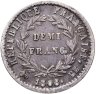 Купить Франция 1/2 франка 1808 Наполеон Бонапарт