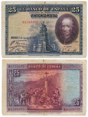 купить Испания 25 песет 1928