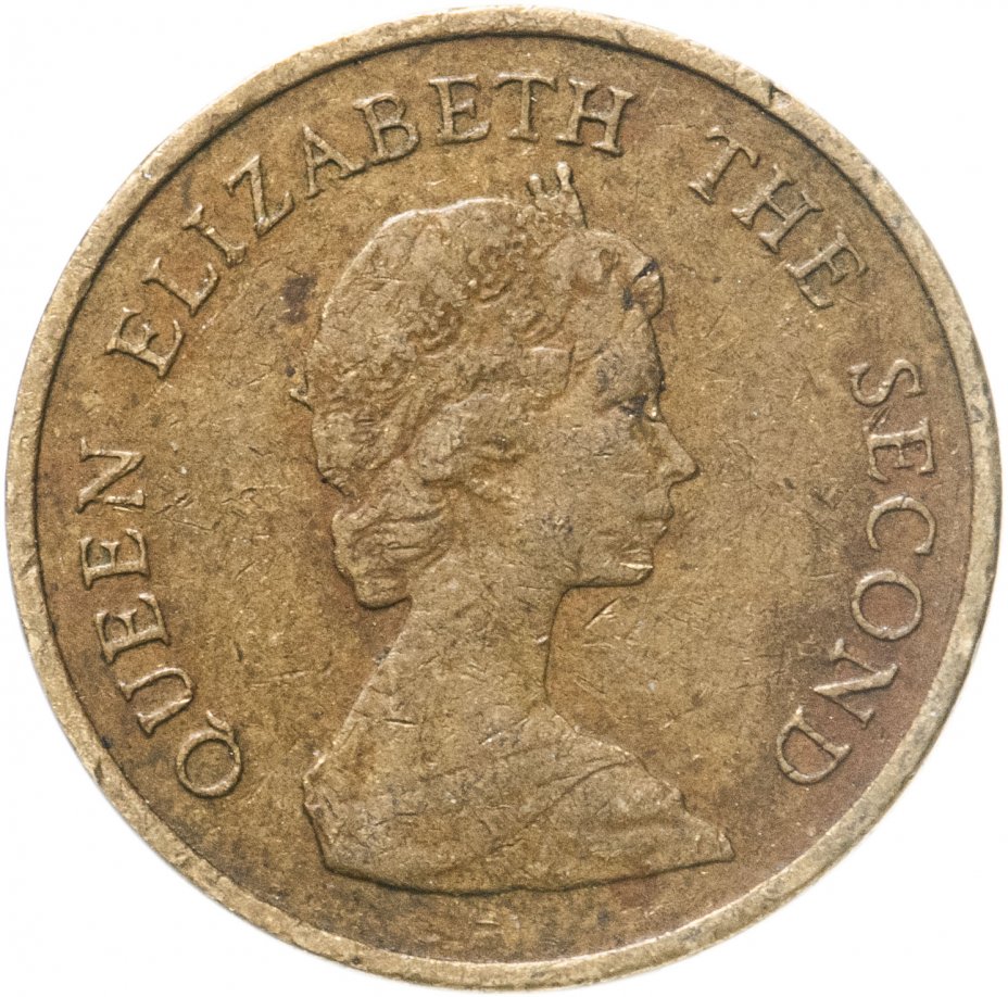 купить Гонконг Британский 10 центов (cents) 1982-1984, молодая королева