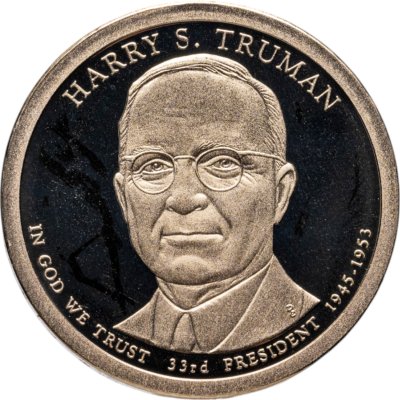 купить США 1 доллар (dollar) 2015 S Президент США - Гарри Трумэн (1945–1953) знак монетного двора: "S" - Сан-Франциско