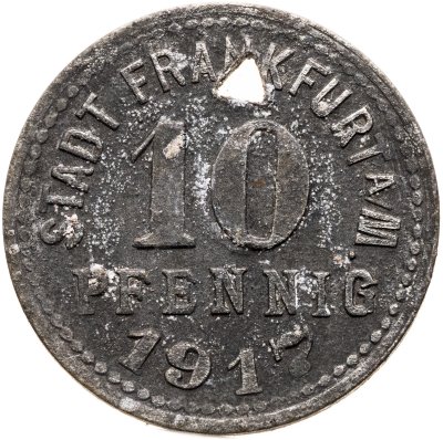 купить Германия, Франкфурт 10 пфеннигов 1917