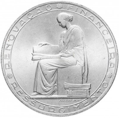 купить Португалия 20 эскудо 1953 "25-летие финансовой реформы"