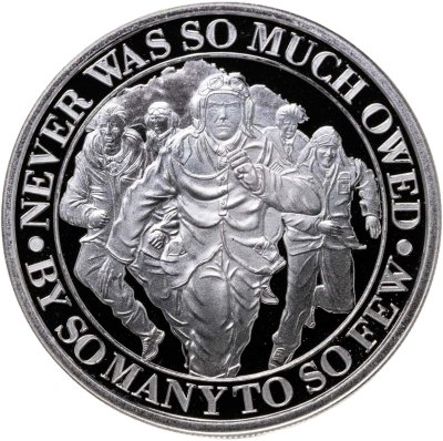 купить Гибралтар 1/2 кроны 2020 "80 лет Битве за Британию (Пилоты королевских ВВС)"