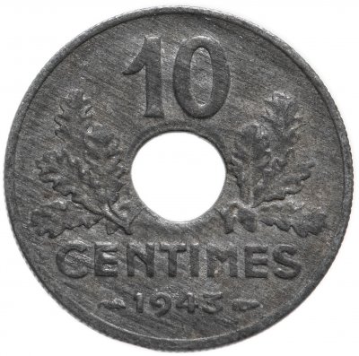 купить Франция 10 сантимов (centimes) 1941-1943 ÉTAT FRANÇAIS