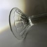 Купить Фруктовница круглой формы на ножке с геометрическим декором, хрусталь, пресс, Дятьковский хрустальный завод, СССР, 1950-1970 гг.