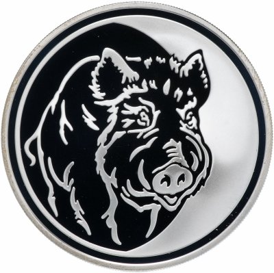 Купить 3 рубля 2007 ММД "Лунный календарь - год кабана"