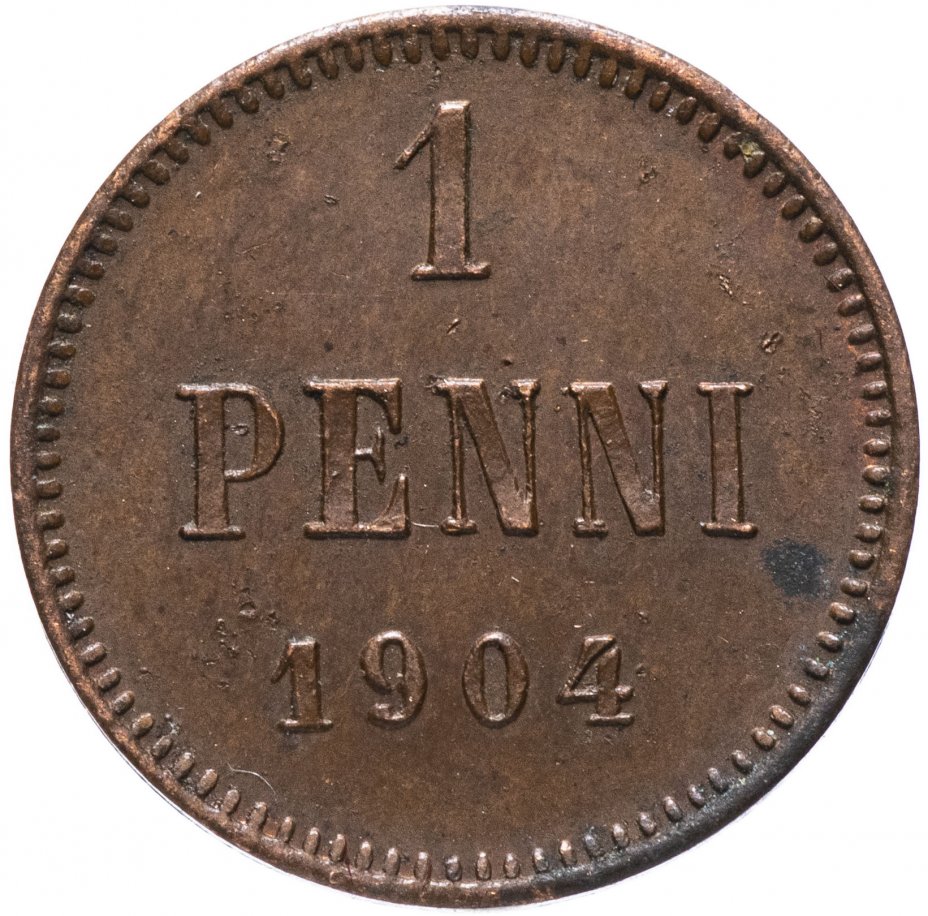 купить 1 пенни 1904
