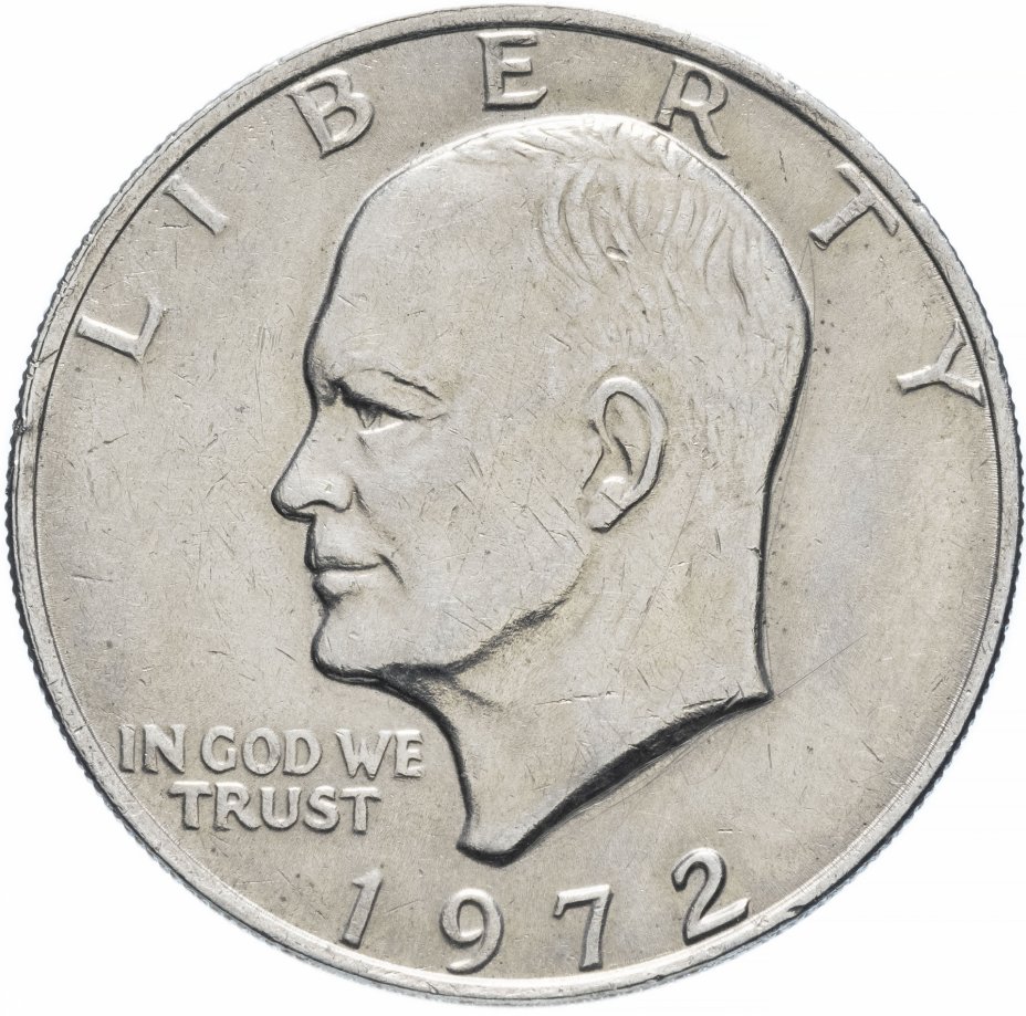 купить США 1 доллар 1972 Эйзенхауэр, двор P