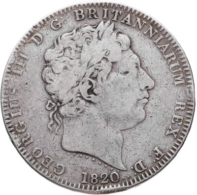 купить Великобритания 1 крона (crown) 1820 Георг III