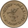 Купить Новые Гебриды 2 франка (francs) 1979