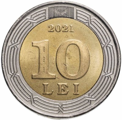 купить Молдова (Молдавия) 10 лей (lei) 2021 "30 лет Национальному банку Молдовы"