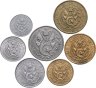 Купить Алжир, набор из 7-ти разменных монет 1964 года