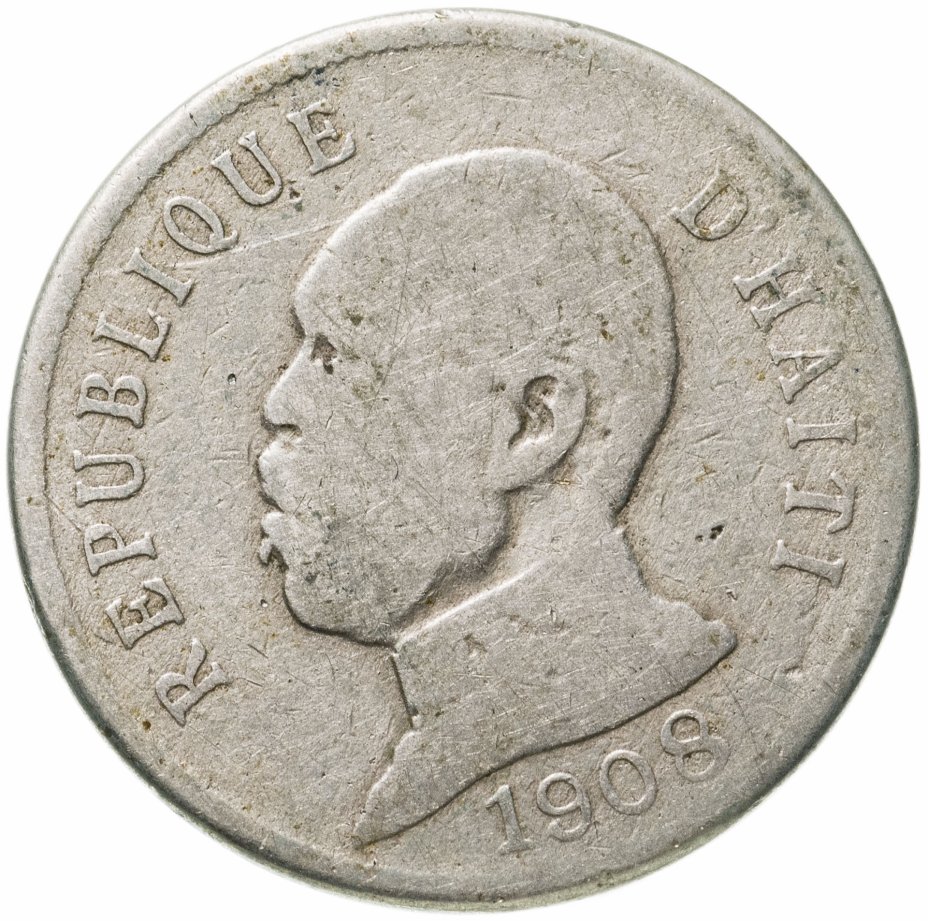 купить Гаити 50 сантимов (centimes) 1908
