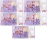 Купить 0 евро (euro) набор из 5 банкнот "Музеи"