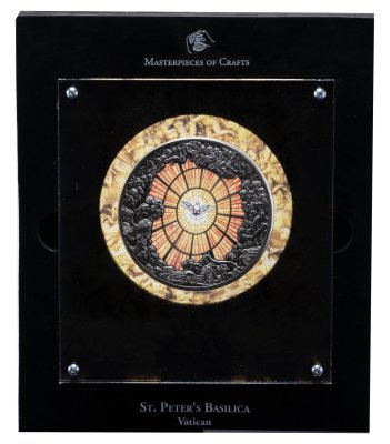 купить Острова Кука 40 долларов 2016 "Окна небес - Базилика Святого Петра", в футляре с сертификатом