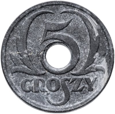 купить Польша 5 грошей (groszy) 1939