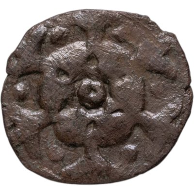 купить Анонимный пул, времени правления хана Джанибека, чекан Сарая ал Джедид (Цветочная розетка)