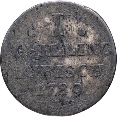 купить Вольный город Любек 1 шиллинг 1789