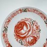 Купить Набор из 2 десертных тарелок с цветочным декором, фарфор, роспись, золочение, Ленинградский фарфоровый завод (ЛФЗ), СССР, 1970-1991 гг.