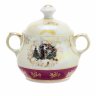 Купить Сервиз чайный "Гейши" на 6 персон (22 предмета), фарфор, деколь, люстр, золочение, фабрика"Eisenberg", ГДР, 1970-1990 гг.
