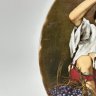 Купить Подвесная тарелка, декорированная картиной "Мальчики с виноградом и дыней", художника Бартоломе Эстебан Мурильо, фаянс, деколь, Европа, 1980-2000 гг.