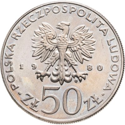купить Польша 50 злотых (zlotych) 1980 "Польские правители - Князь Болеслав I Храбрый"