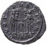 Купить Римская Империя, Карин, 283–285 гг, антониниан (реверс: два императора совершают жертвоприношение)