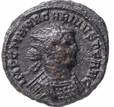 купить Римская Империя, Карин, 283–285 гг, антониниан (реверс: два императора совершают жертвоприношение)