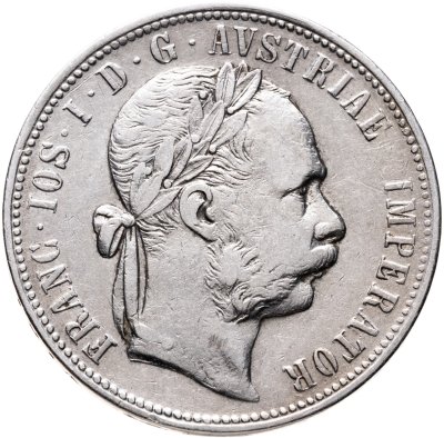 купить Австрия 1 флорин (florin) 1886 Франц-Иосиф