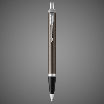 Купить Шариковая ручка Parker IM Metal Core Dark Espresso CT, стержень: M, цвет чернил: blue, в подарочной упаковке., Лаки и смолы: лак, латунь, пластик, хром, 2026 г.